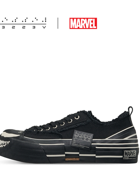 【1/26 12点限时发售】xVESSEL 毒液联名低帮鞋明星同款帆布鞋