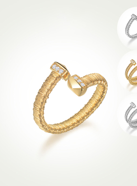 iKiCo光影缠绕戒指开口叠戴