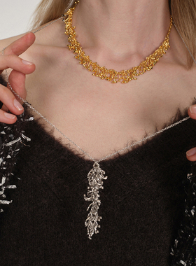 锁骨链高级感女款流苏吊坠项链