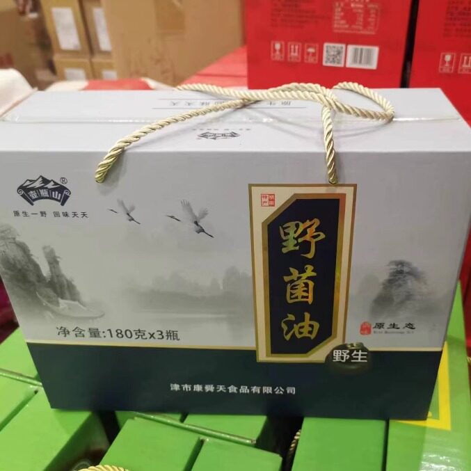 湖南常德津市特色野菌油180g*3瓶