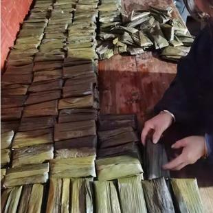 助农 桃源茶庵铺蒿子粑粑 手工粑粑棕叶粑500克