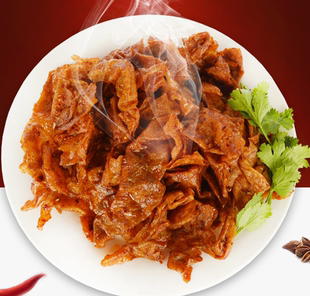 桃源土桥酱板鸭王记益中香酱板麻辣肉麻辣豆腐皮250克~500可选