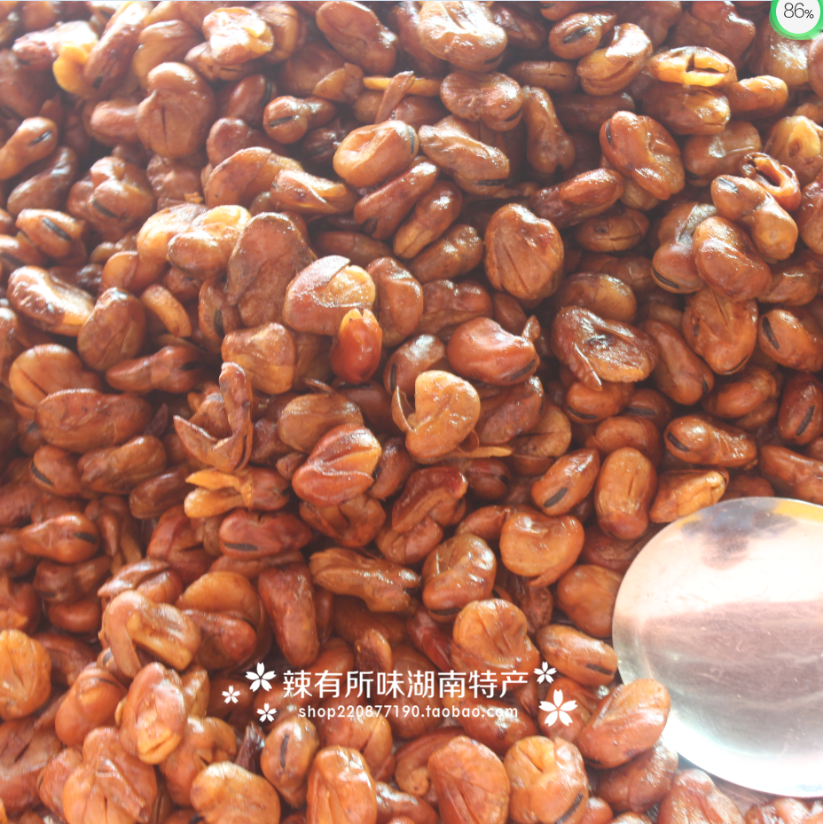 500克桃源王记益中香酱蚕豆