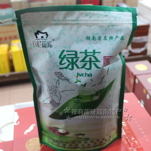 湖南常德特产 百尼茶庵特级绿茶2024茶庵铺大叶茶 袋装