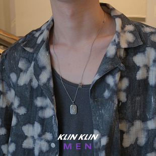 KLINKLIN七夕送男友礼物十二星座项链男女生锁骨链高级感情侣小众