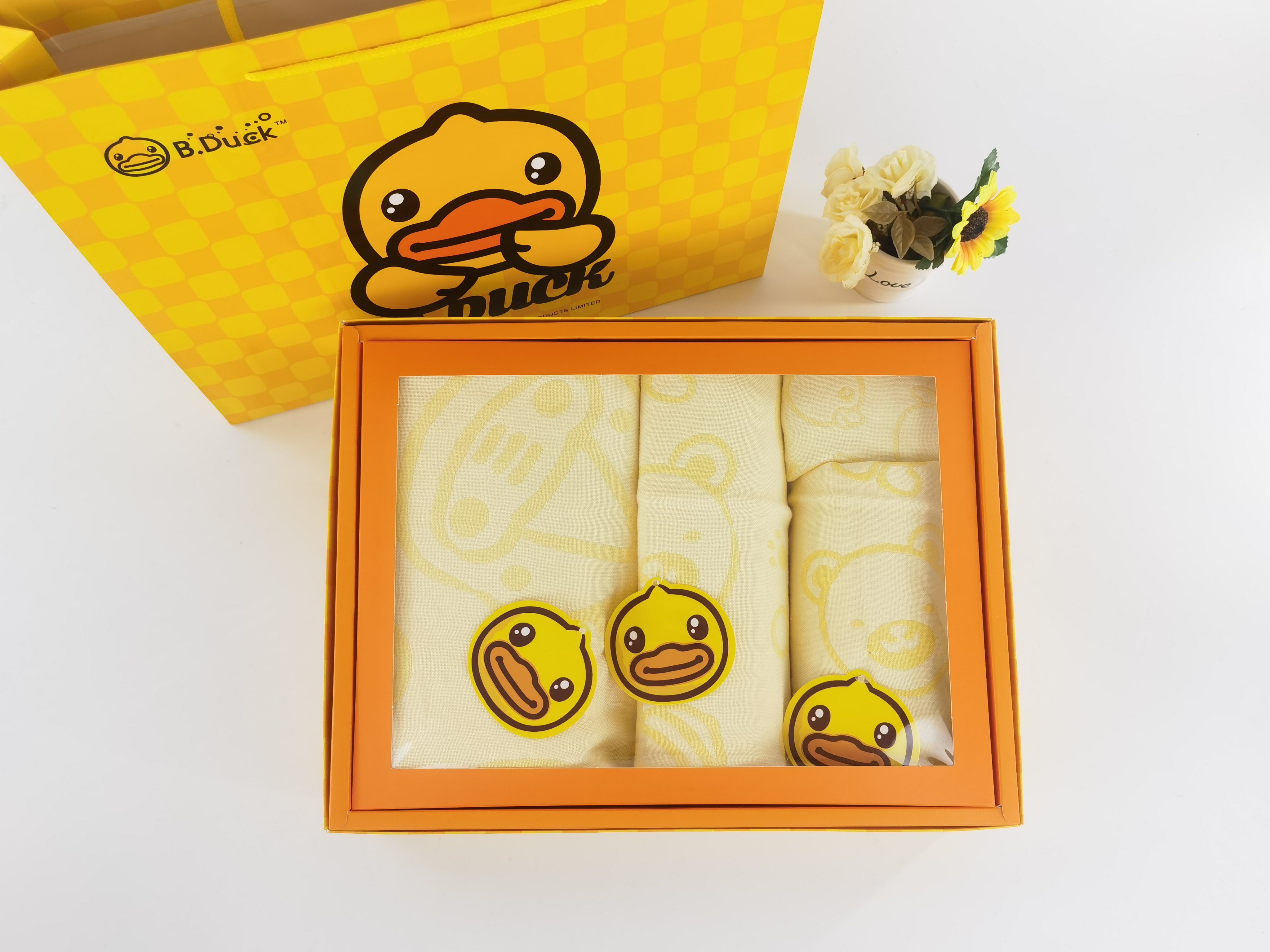 B.Duck小黄鸭纯棉毛巾