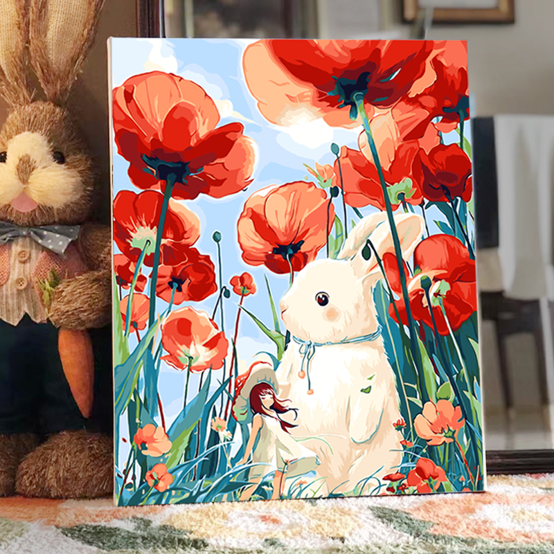 梵高格diy手工填充装饰数字油画