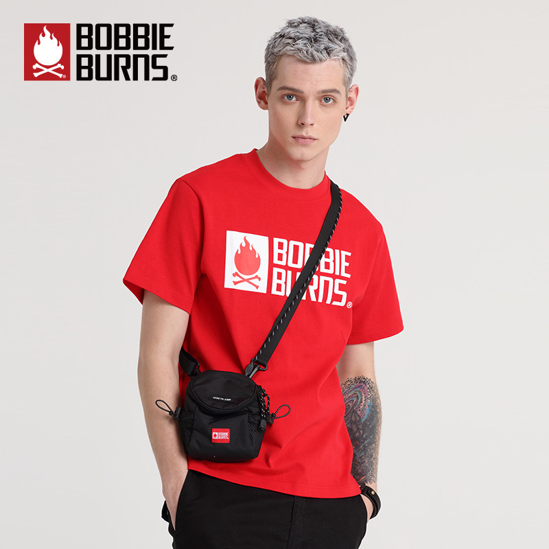 bobbieburns男女包运动休闲单肩包时尚潮流斜挎包bbs222ea09