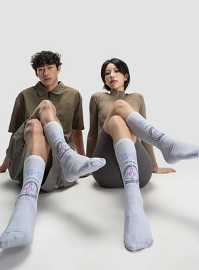 BOBBIE BURNS男袜女袜潮流中筒袜7A抑菌休闲袜堆堆袜街舞个性袜子