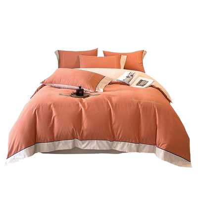 高端加厚全棉磨毛四件套100纯棉