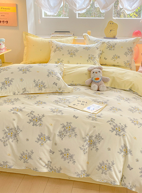 2026新款13370全棉印花四件套100纯棉床单被套床笠四季款高支床品