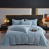 2025高克重A类9斤加厚全消光牛奶绒四件套加绒简约婴儿绒被套床品