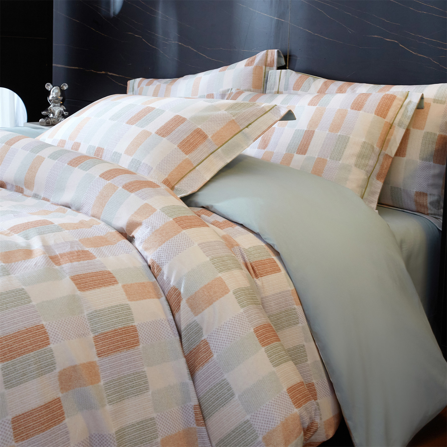 2025秋冬新款全棉超柔数码印花磨毛四件套100纯棉床单被套床品