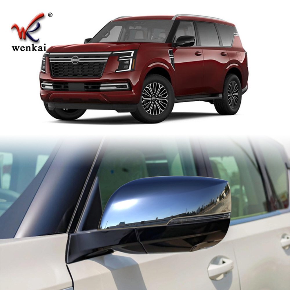 适用于日产25款途乐Y63改装后视镜防护罩 Armada专用倒车镜防撞盖