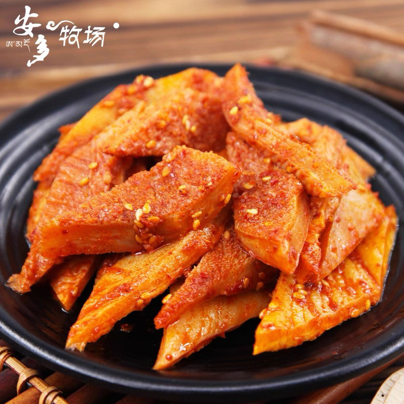 安多牧场耗牛肚158g甘肃甘南特产清真香辣即食休闲下午茶小吃零食