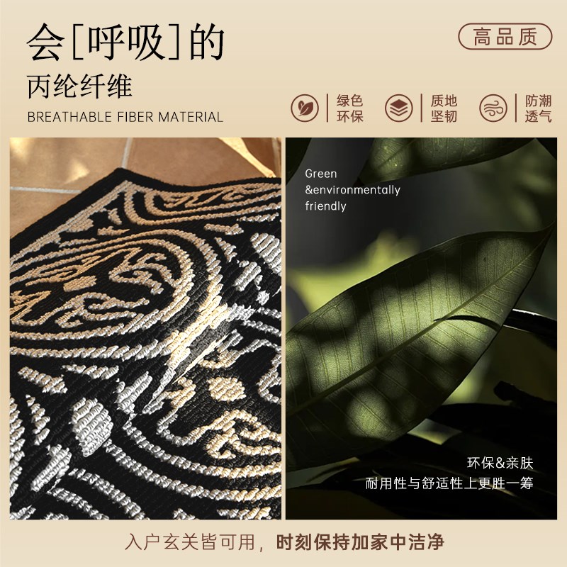 优选玄关地垫进门家用入r户门高级防滑耐脏大门口新年门垫2025新.