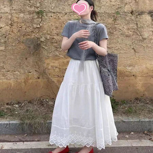 夏季 女 韩系chic穿搭一整套轻熟风御姐独特绝美上衣半身裙时尚 套装