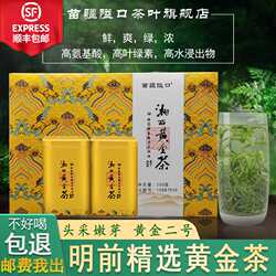 26新茶苗疆隘口湘西黄金茶保靖明前头采礼盒装头采二号春炒青绿茶