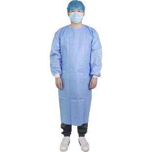 医用一次性反穿无纺布手术衣加厚覆膜无菌医生防护隔离衣防疫服