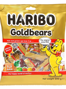 haribo哈瑞宝金熊分享装软糖