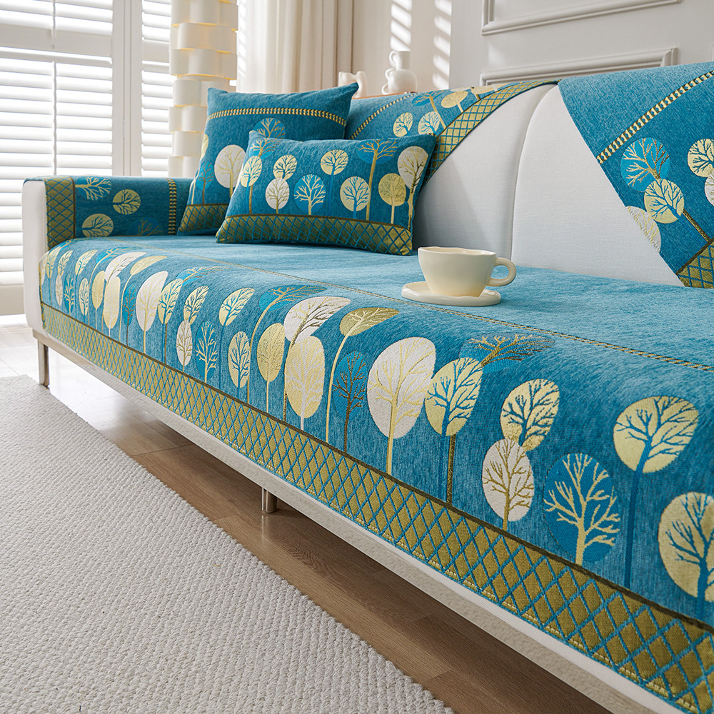 雪尼尔沙发垫四季通用高档防滑沙发套罩北欧简约现代坐垫靠背罩巾,居家布艺,沙发垫,淘宝优惠券,粉丝福利购,淘宝优惠卷