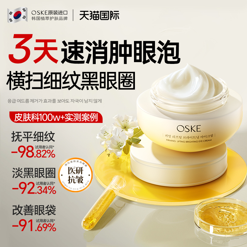 7天消肿紧致眼周×医研TOP眼霜