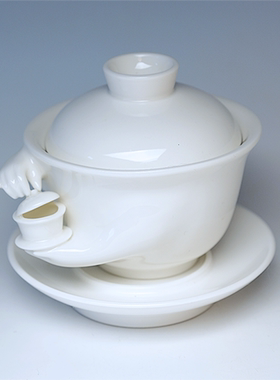 银河磁场得闲饮茶杯盖碗可爱茶具高温陶瓷原创设计感治愈系礼物