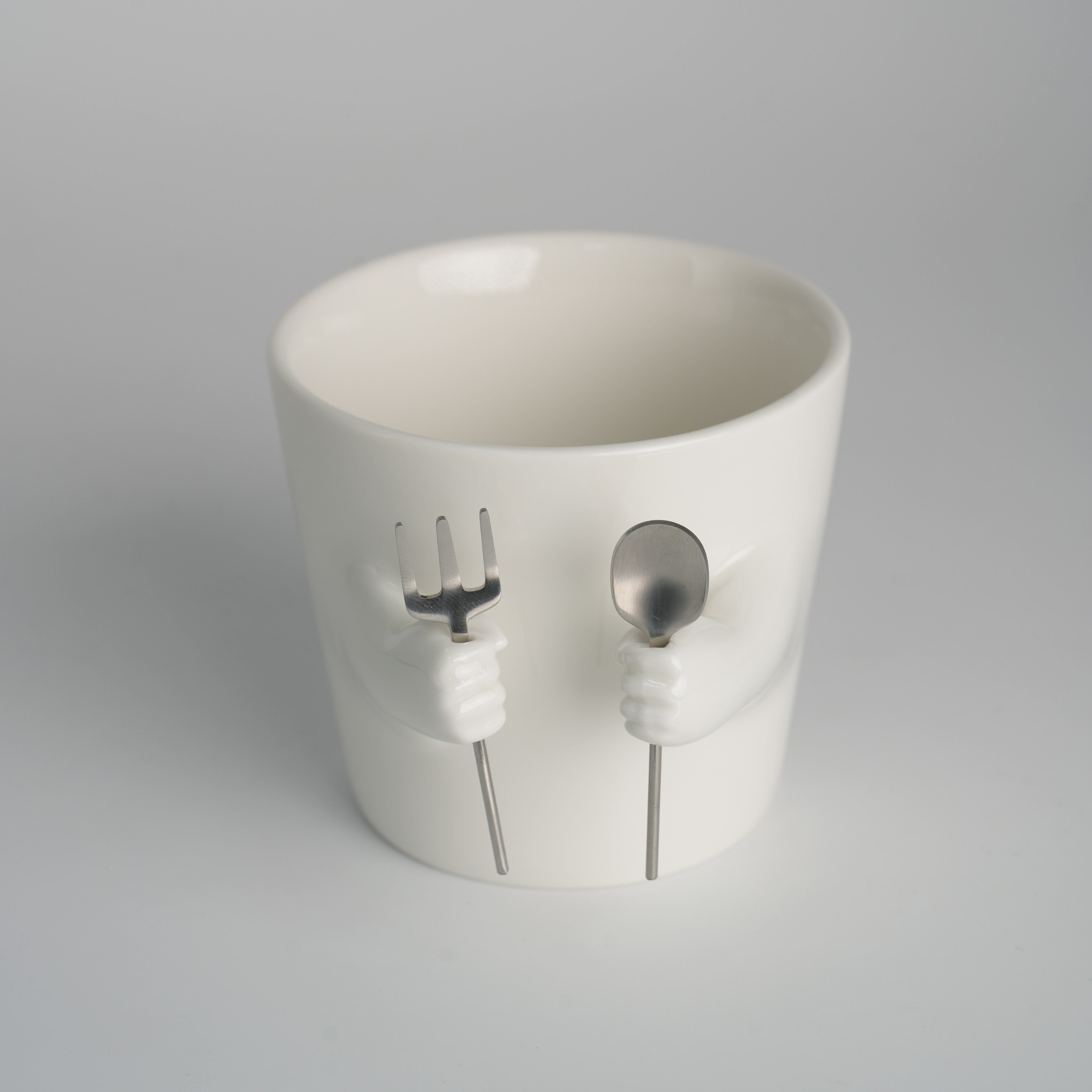 银河磁场干饭人杯陶瓷杯刀叉杯手作原创设计感治愈系创意礼物