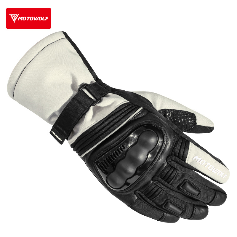 摩托车手套保暖加绒加厚防风防水