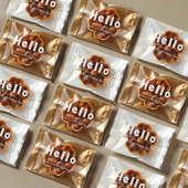 加厚樱花糯米船包装 袋牛轧饼干机封袋曲奇雪花酥袋子透明英文高级