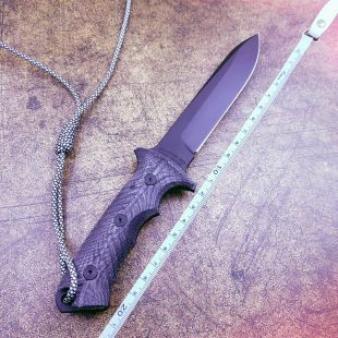 【克里斯夫】刀具防身冷兵器户外野外开山路进口生存开刃水果刀