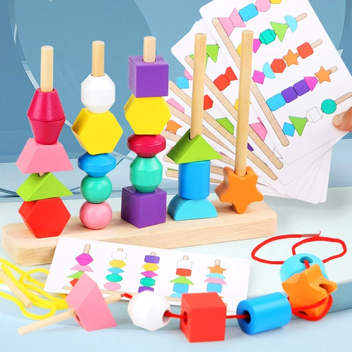 Детские бусины с бусинами, эссенция для мелкой моторики для тренировок, интеллектуальная игрушка, концентрация внимания