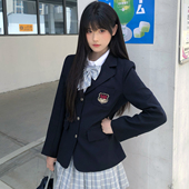 布莱泽酱日系学院风jk制服套装 女校供感春秋学院风班服小个子西服
