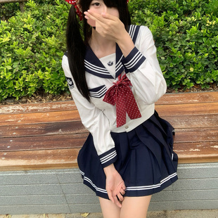 JK水手服原创制服套装【赤韵学院】女春季新款短袖夏日系学院风