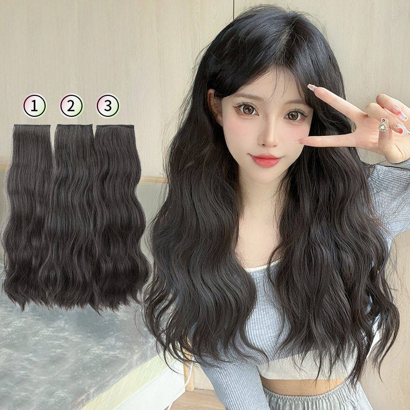 水波纹假发片三片式假发女长发U型接发发片发量假头发长卷发,美发护发/假发,卷发片,淘宝优惠券,粉丝福利购,淘宝优惠卷