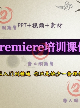 pr教程培训电子课件pr零基础速成自学教程pr调色高级实战视频教程