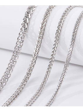 925纯银项链女毛衣链长款