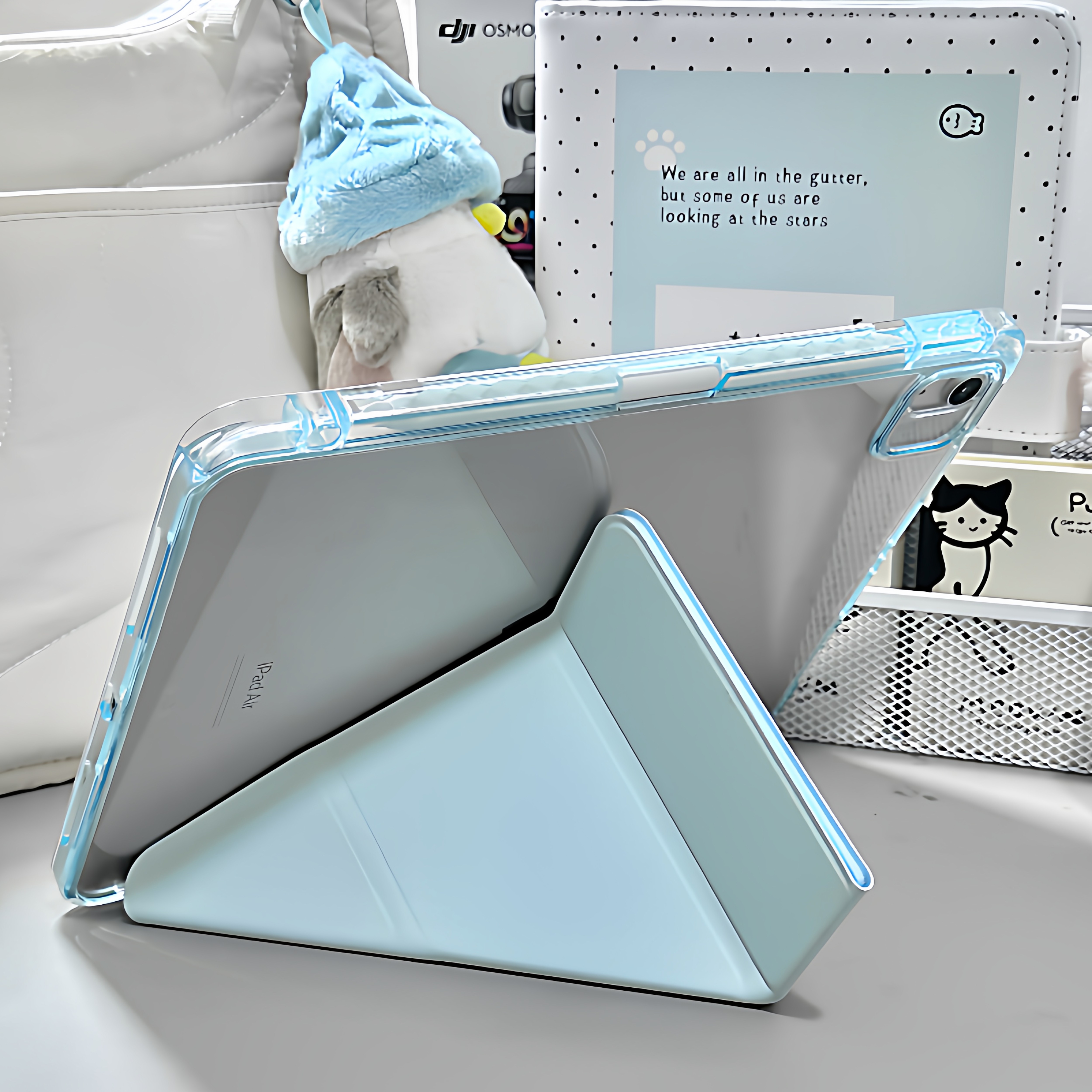 适配26iPadAir8苹果11代11英寸磁吸3+Y横竖旋转mini8.3轻薄透明内置笔槽十代10.9防弯Air6/7平板10.2保护壳套