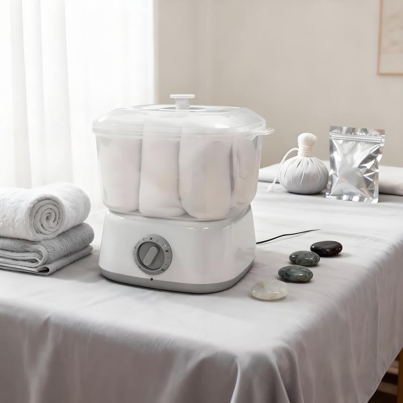 足浴热奶机盐包石头蒸汽消毒机商用全智能美容中心UV热敷包加热机