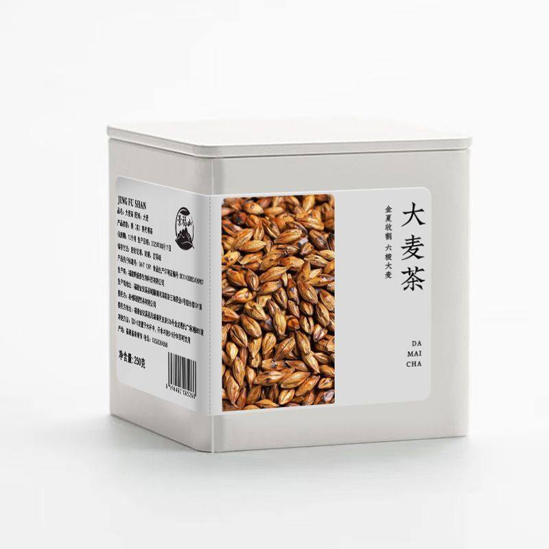 景福山 大麦茶 正宗精选大颗粒全麦芽原味代用养生茶浓香型罐装