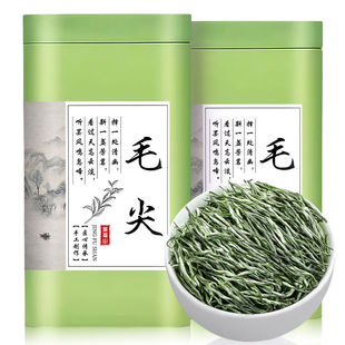 景福山 毛尖茶叶 明前嫩芽春茶正宗河南原产特级绿茶浓香型罐装