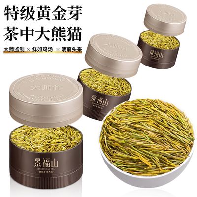 景福山黄金芽特级珍稀白茶绿茶明前新茶浓香型高山茶叶5克罐装