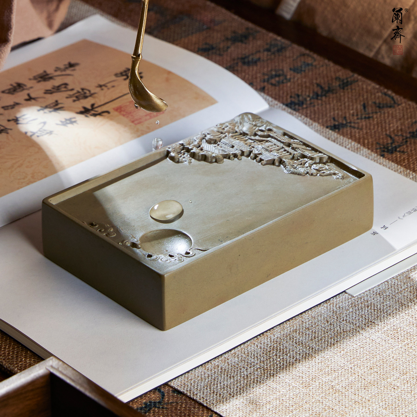 肇庆端砚砚台非遗正宗老坑高档精品宋坑天然原石书法国画磨墨墨条墨块文房四宝礼盒摆件收藏