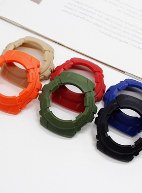 适配卡西欧树脂手表表壳G-100/G-101亚光黑色表壳表框适用