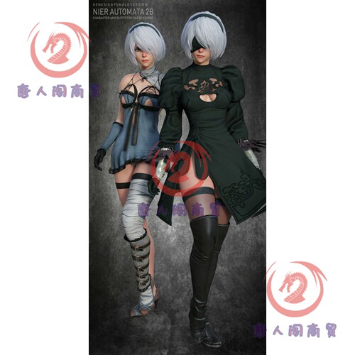 DAZ3D studio G8女性女士美女角色人物人体模型设计素材下载NR Ni