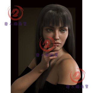 Benefits DAZ3D Fringe G8.1G3女性头发dforce Hair studio