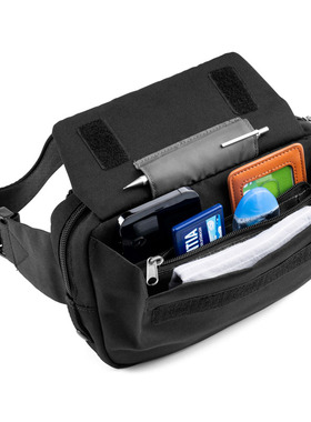 日本SANWA多功能单肩斜跨腰包休闲时尚男女IPADMINI收纳防盗锁扣