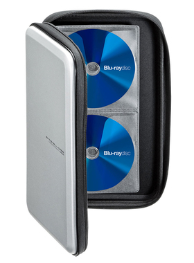 日本SANWA蝶片包光盘盒CD包PS5游戏蝶片包DVD收纳包影蝶包大容量