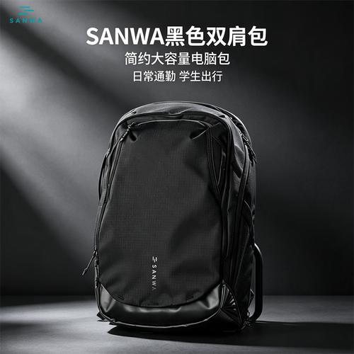 SANWA大容量电脑双肩包