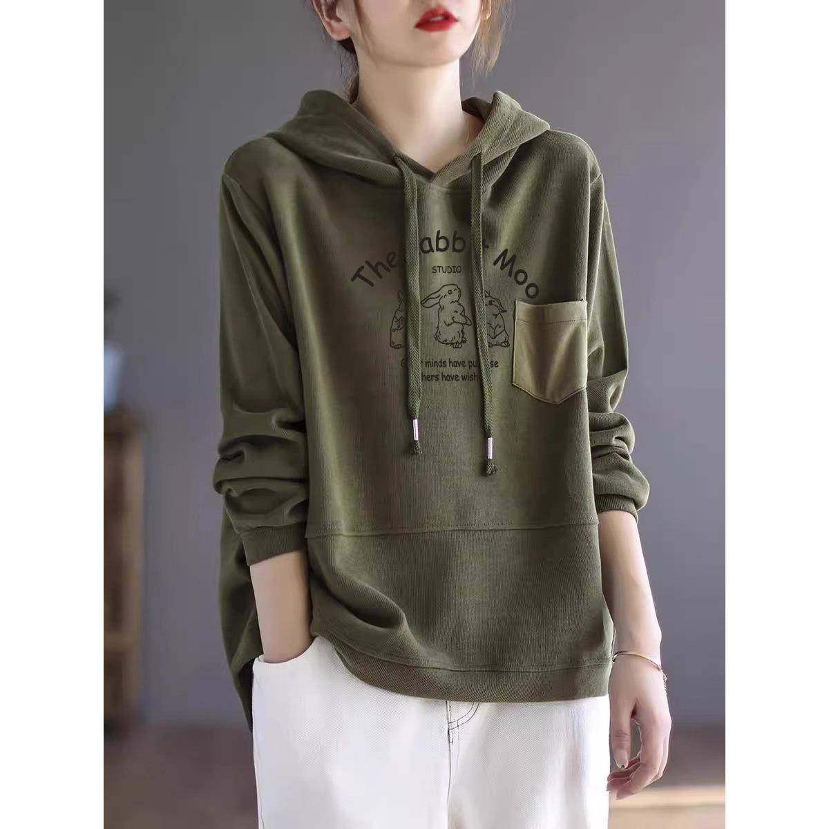 香港TIMO中老年女妈妈春秋季新款打底衫上衣洋气休闲大码连帽卫衣,女装/女士精品,大码内搭,淘宝优惠券,粉丝福利购,淘宝优惠卷